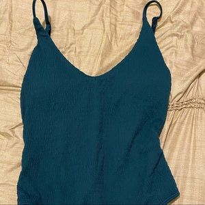 aerie one piece swimsuit | size small | color blue